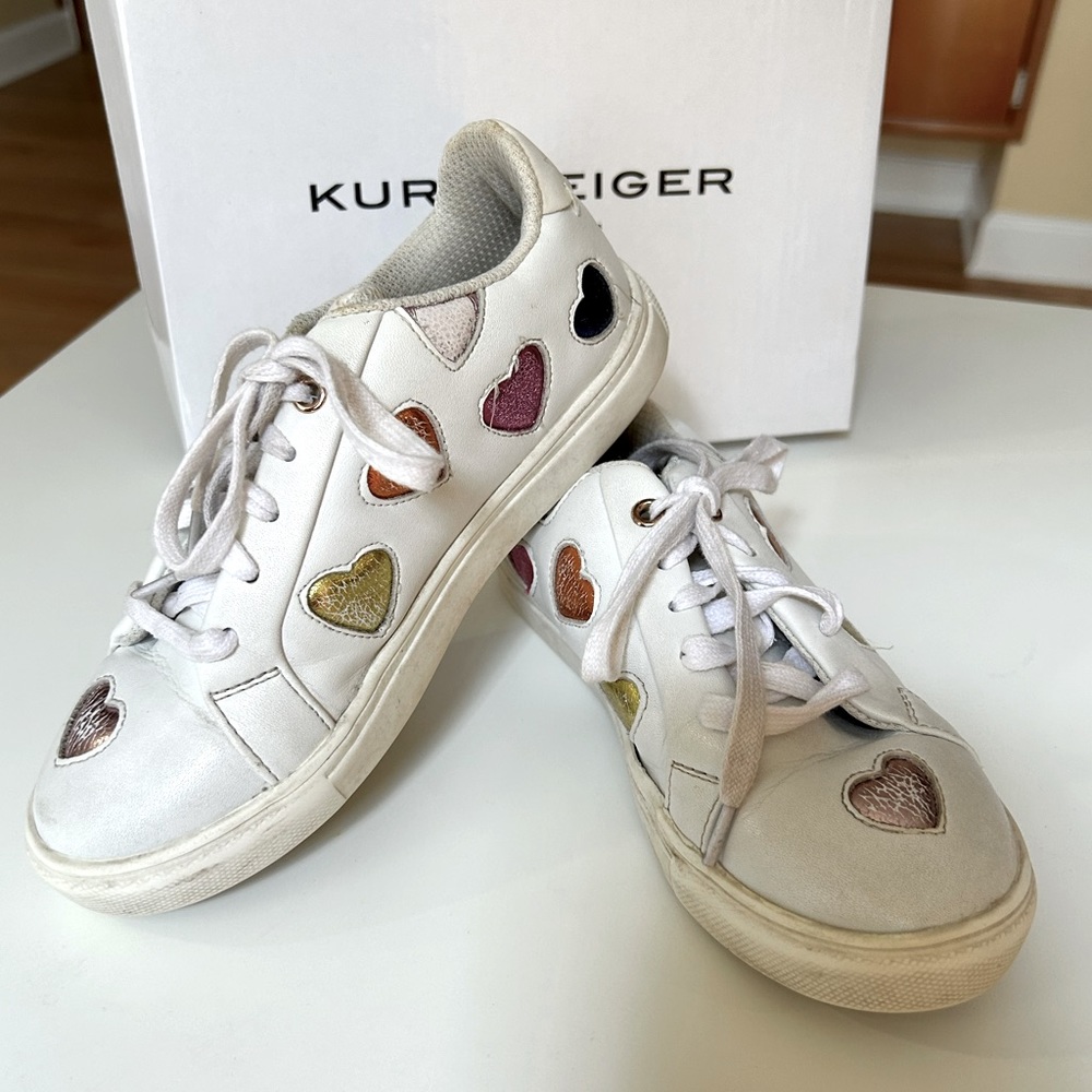 Sz 1 Kurt Geiger Mini Love Lane Sneakers - Girls